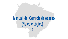 Capa Manual de Acesso Físico e Lógico.